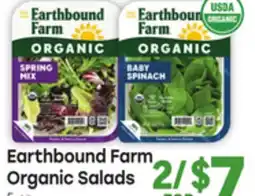 Tony’s Fresh Market Earthbound Farm Organic Salads offer