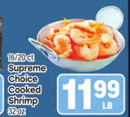 Tony’s Fresh Market 16/20 ct Supreme Choice Cooked Shrimp 32 oz offer