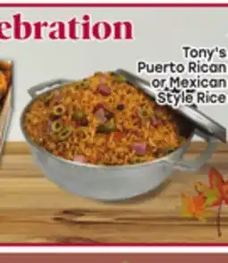 Tony’s Fresh Market Tony's Puerto Rican or Mexican Style Rice offer