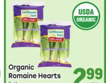 Tony’s Fresh Market Organic Romaine Hearts offer