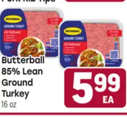 Tony’s Fresh Market Butterball 85% Lean Ground Turkey offer