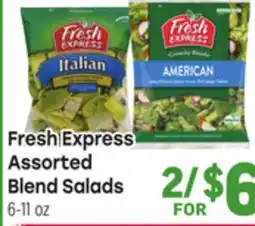 Tony’s Fresh Market Fresh Express Assorted Blend Salads offer
