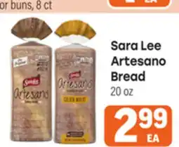 Tony’s Fresh Market Sara Lee Artesano Bread offer