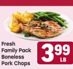 Tony’s Fresh Market Fresh Family Pack Boneless Pork Chops offer
