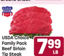Tony’s Fresh Market USDA Choice Family Pack Beef Sirloin Tip Steak offer
