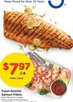Kroger Fresh Atlantic Salmon Fillets offer