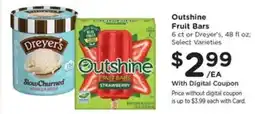 Kroger Outshine Fruit Bars offer
