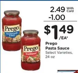 Kroger Prego Pasta Sauce offer