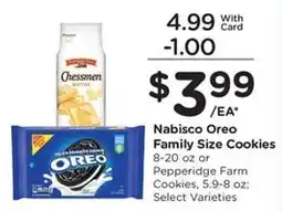 Kroger Nabisco Oreo Family Size Cookies offer