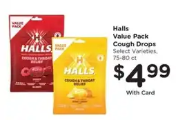 Kroger Halls Value Pack Cough Drops offer