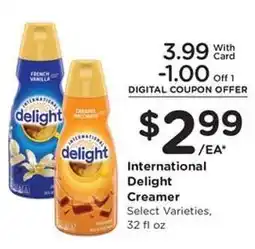 Kroger International Delight Creamer offer