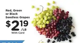 Kroger Seedless Grapes offer
