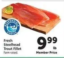 Safeway Fresh Steelhead Trout Fillet offer