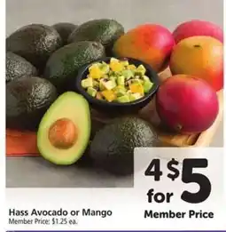 Safeway Hass Avocado or Mango offer
