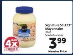 Safeway Signature Select Mayonnaise offer