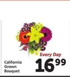 Safeway California Grown Bouquet offer