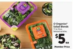 Safeway O Organics Salad Blends offer
