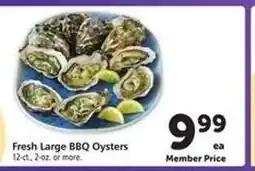 Safeway Fresh Large BBQ Oysters offer