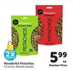 Safeway Wonderful Pistachios offer