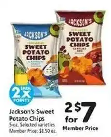 Safeway Jackson's Sweet Potato Chips offer