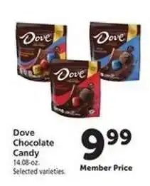 Safeway Dove Chocolate Candy offer