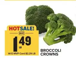 Food Lion Broccoli Crowns offer