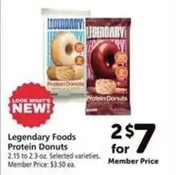 Safeway Legendary Foods Protein Donuts offer