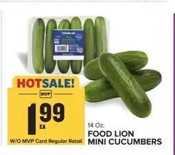 Food Lion FOOD LION MINI CUCUMBERS offer