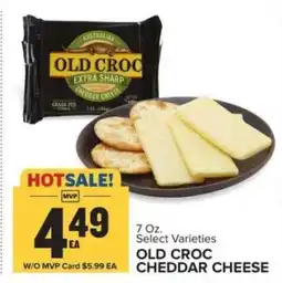 Food Lion Old Croc Cheddar Cheese offer
