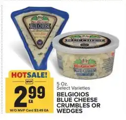 Food Lion BELGIOIOSO BLUE CHEESE CRUMBLES OR WEDGES offer