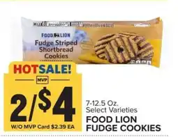 Food Lion FOOD LION FUDGE COOKIES offer