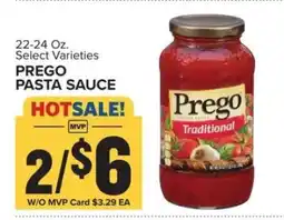 Food Lion Prego Pasta Sauce offer