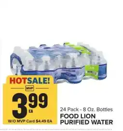 Food Lion FOOD LION PURIFIED WATER offer
