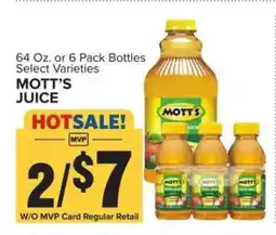 Food Lion Mott's Juice offer