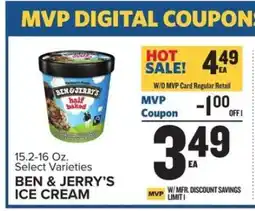Food Lion Ben & Jerry's Ice Cream offer