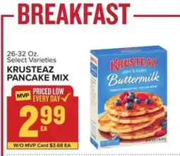 Food Lion Krusteaz Pancake Mix offer