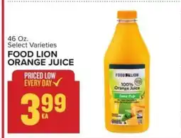 Food Lion FOOD LION ORANGE JUICE offer