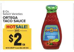 Food Lion Ortega Taco Sauce offer