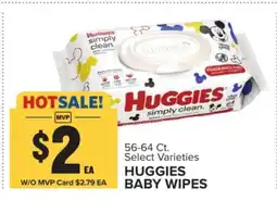 Food Lion Huggies Baby Wipes offer