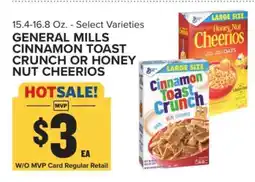 Food Lion General Mills Cinnamon Toast Crunch or Honey Nut Cheerios offer