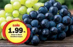 Meijer Green or Black Seedless Grapes offer