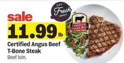 Meijer Certified Angus Beef T-Bone Steak offer