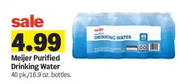 Meijer Meijer Purified Drinking Water offer