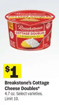 Meijer Breakstone's Cottage Cheese Doubles offer