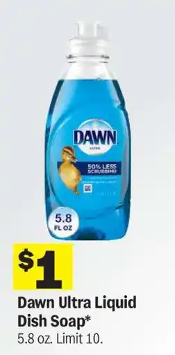 Meijer Dawn Ultra Liquid Dish Soap offer
