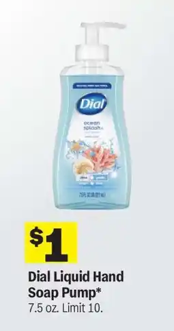 Meijer Dial Liquid Hand Soap Pump offer