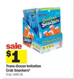 Meijer Trans-Ocean Imitation Crab Snackers offer