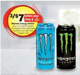Meijer Monster Energy Drinks offer