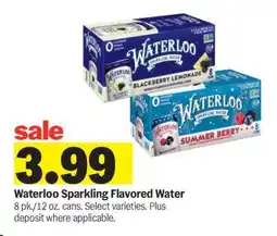 Meijer Waterloo Sparkling Flavored Water offer