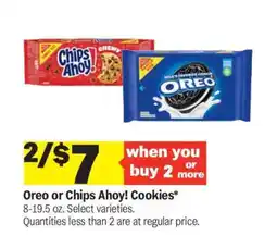 Meijer Oreo or Chips Ahoy! Cookies offer